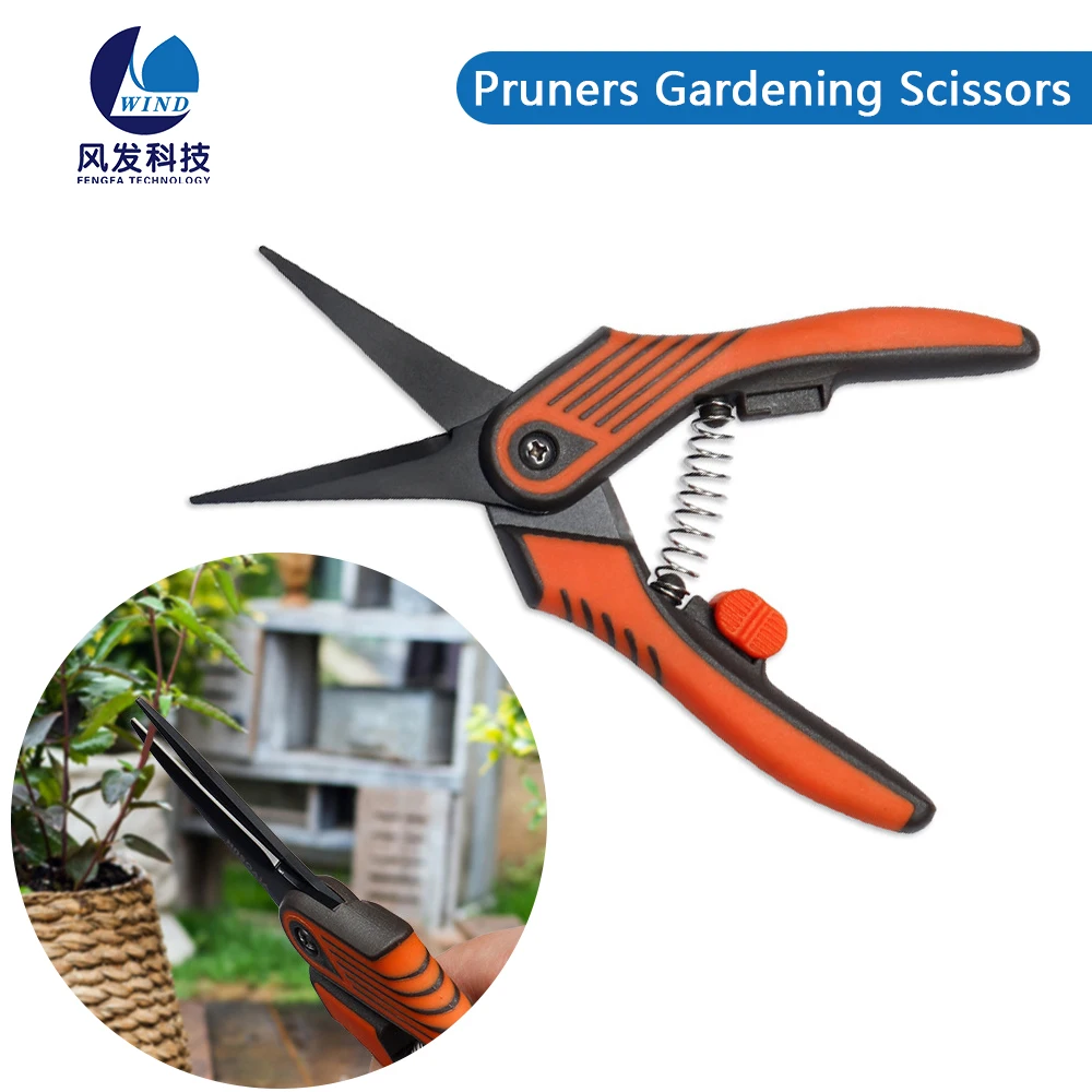 

Stainless Steel Branch Pruning Fruit Gardening Tree Snips Garden Shears Handle Tools Blades Handheld Pruners Gardening Scissors
