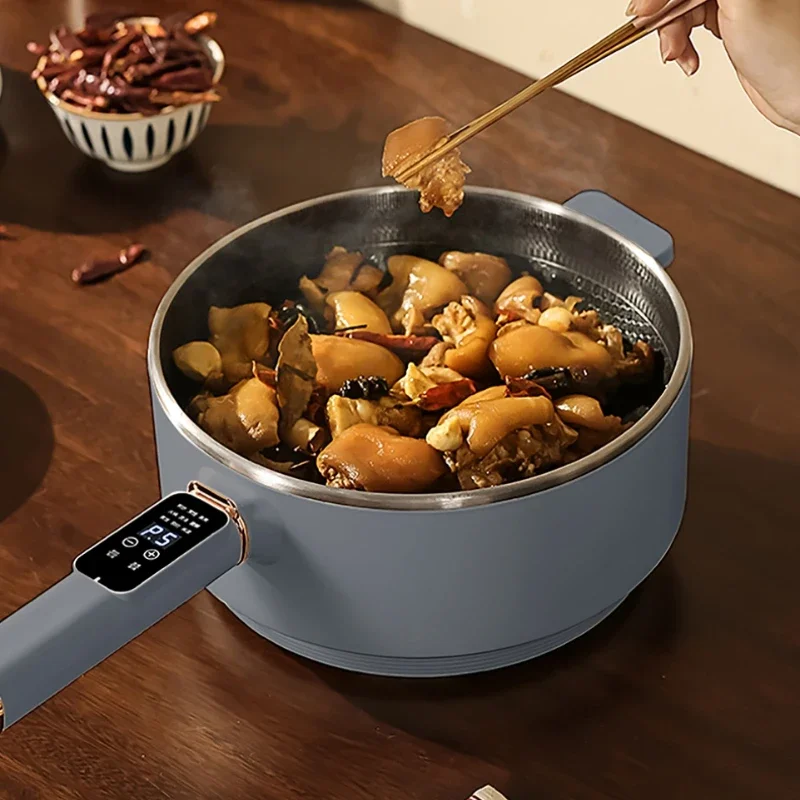 Multifunctional electric frying pan on the steam down to cook the new household non-stick non-coated electric hot pots and pans