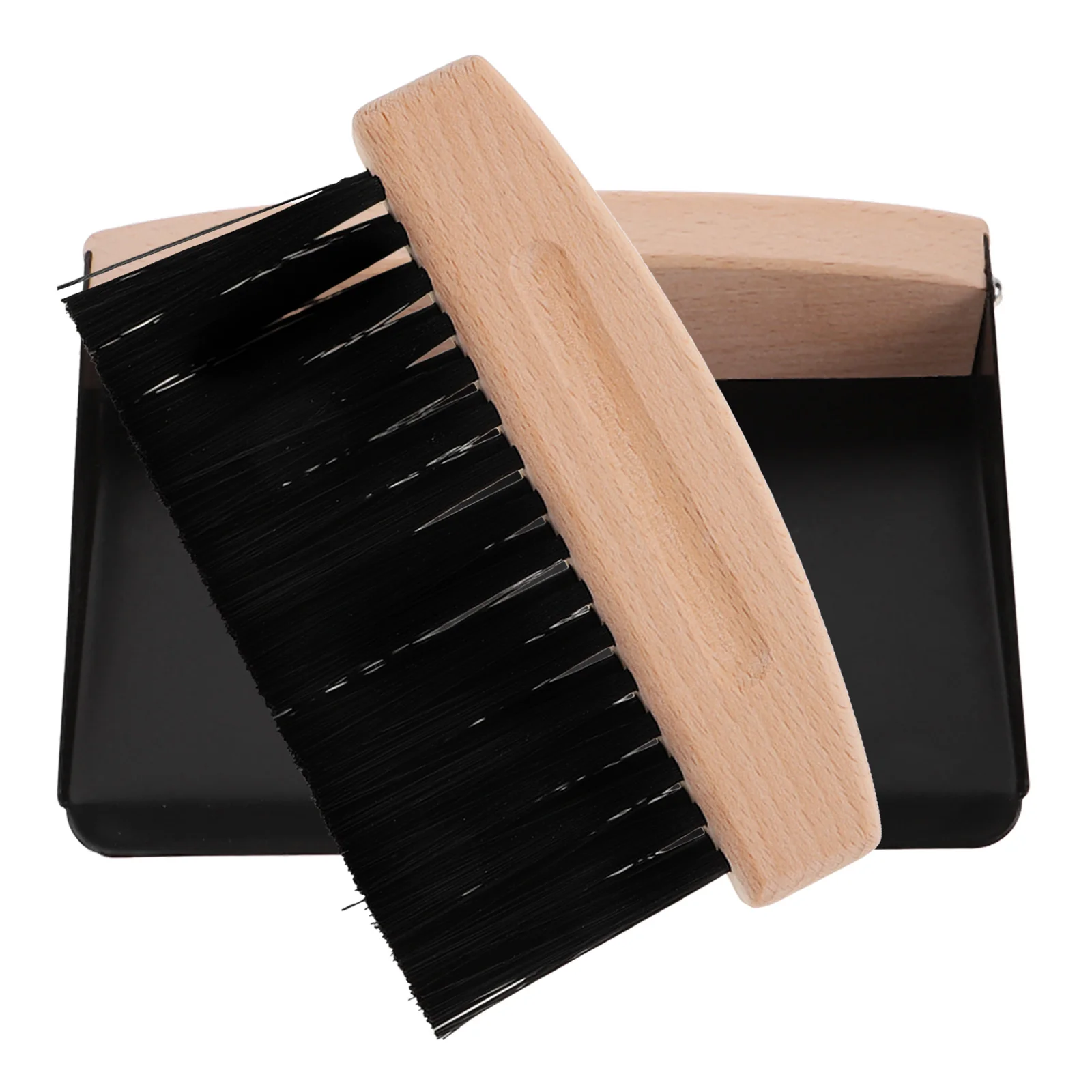 Broom Dustpan Set Desktop Brush and Keyboard Small Cleaning Convenient Mini for Countertop Duster Beech Sweeping