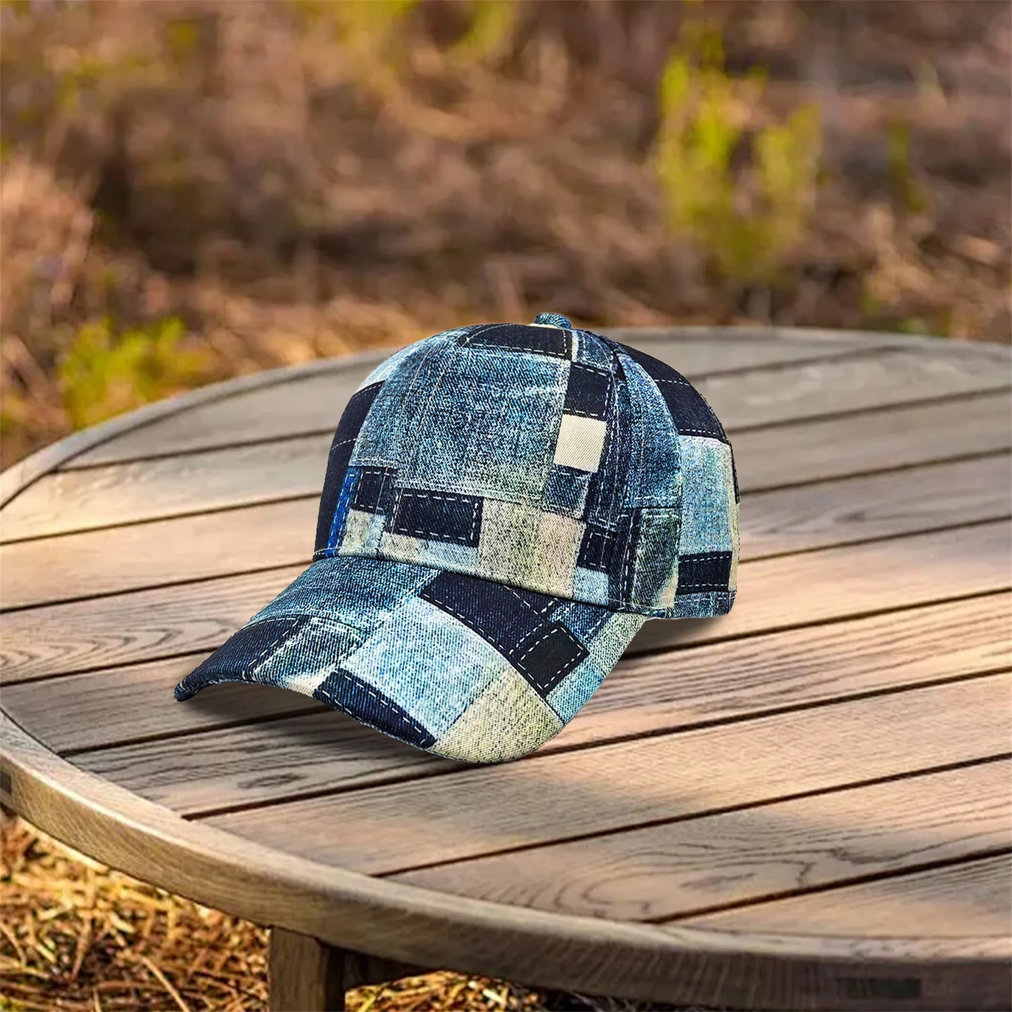 قبعة بيسبول كلاسيكية للرجال والنساء قابلة للتعديل من قماش الدنيم للرياضات الخارجية والارتداء غير الرسمي يوميًا #3