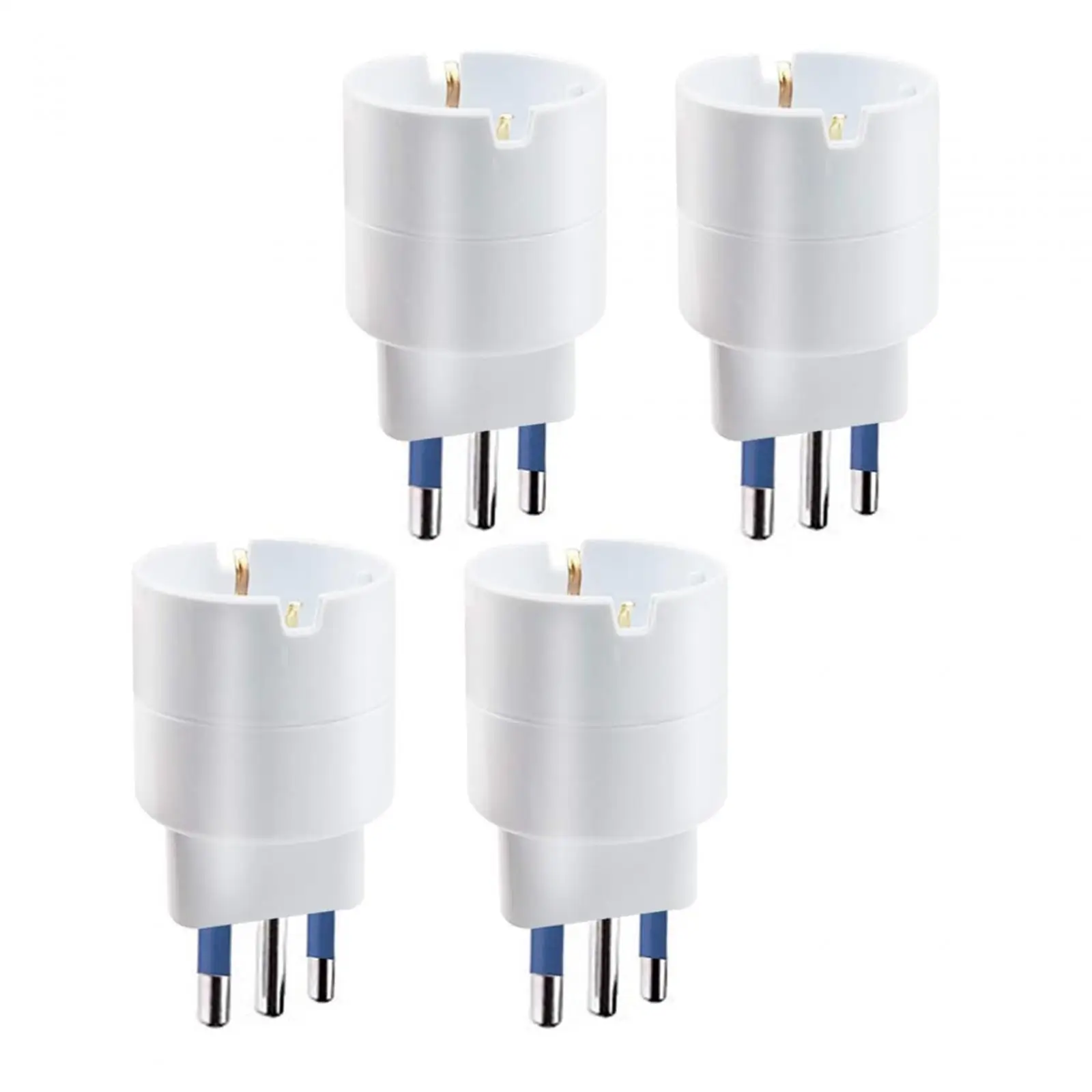 Grounded Italy Travel Power Adapter 3 Prong Plug Converter for International Charging 10A 250V 2500W