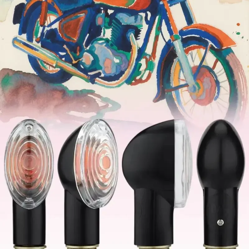 الجملة 12 فولت 10 مللي متر دراجة نارية بدوره مصباح إشارة لصيانة ما بعد البيع للدراجات النارية