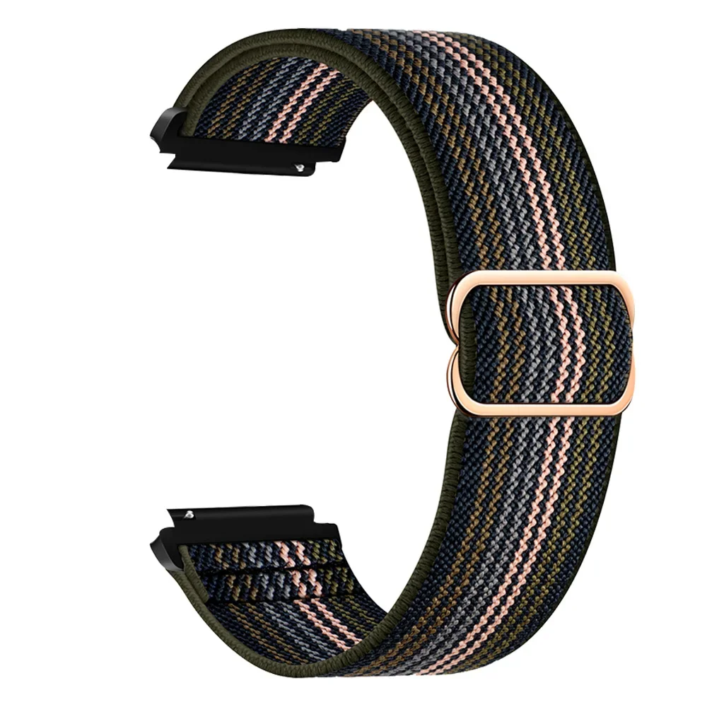 22mm Strap For Xiaomi Watch S4 Sport/S3/S2/S1/Active/Mi Color 2/Watch 2 Pro Nylon Elastic Bracele for Huawei GT 5/4/3/2 Pro band