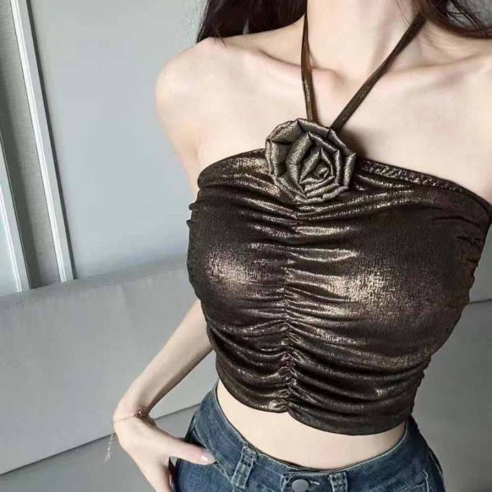 ثلاثية الأبعاد زهرة الورد الديكور زهرة الورد بروتيل التوابل الفتيات سليم صالح النمط الاجتماعي مشد بلا أكمام تنوعا المحاصيل القمم الطرف