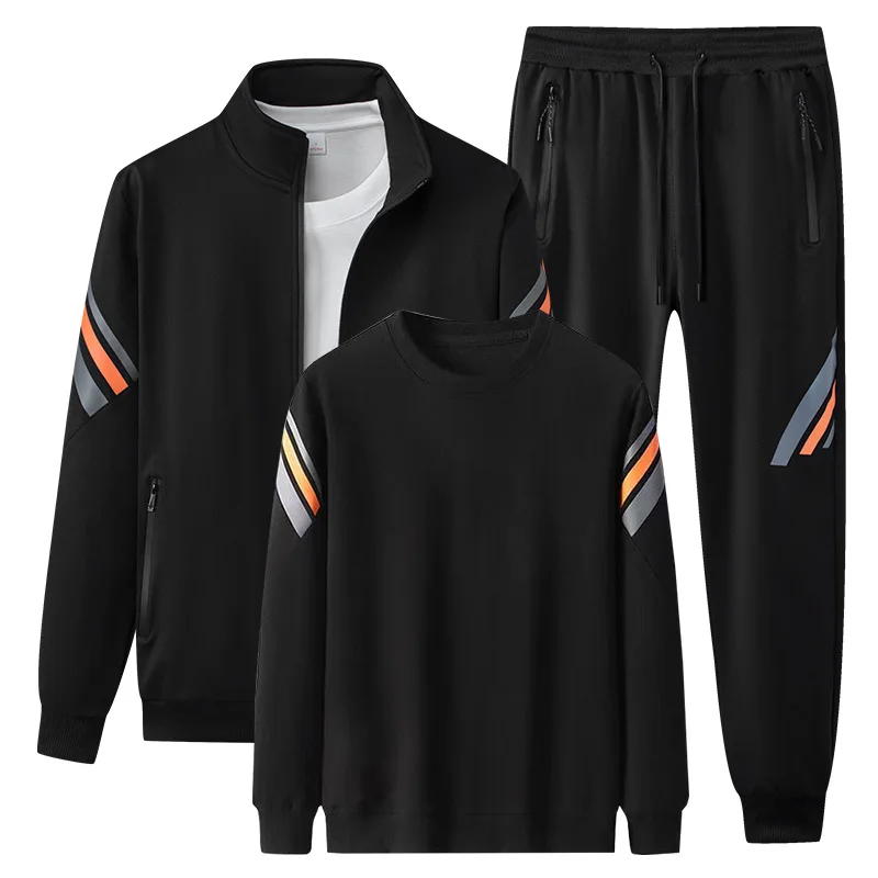 Men's New 3Pc Sportswear Set - Breathable Quick-Dry Loose Fit for Gym Training, Outdoor Running & Daily Casual Wear