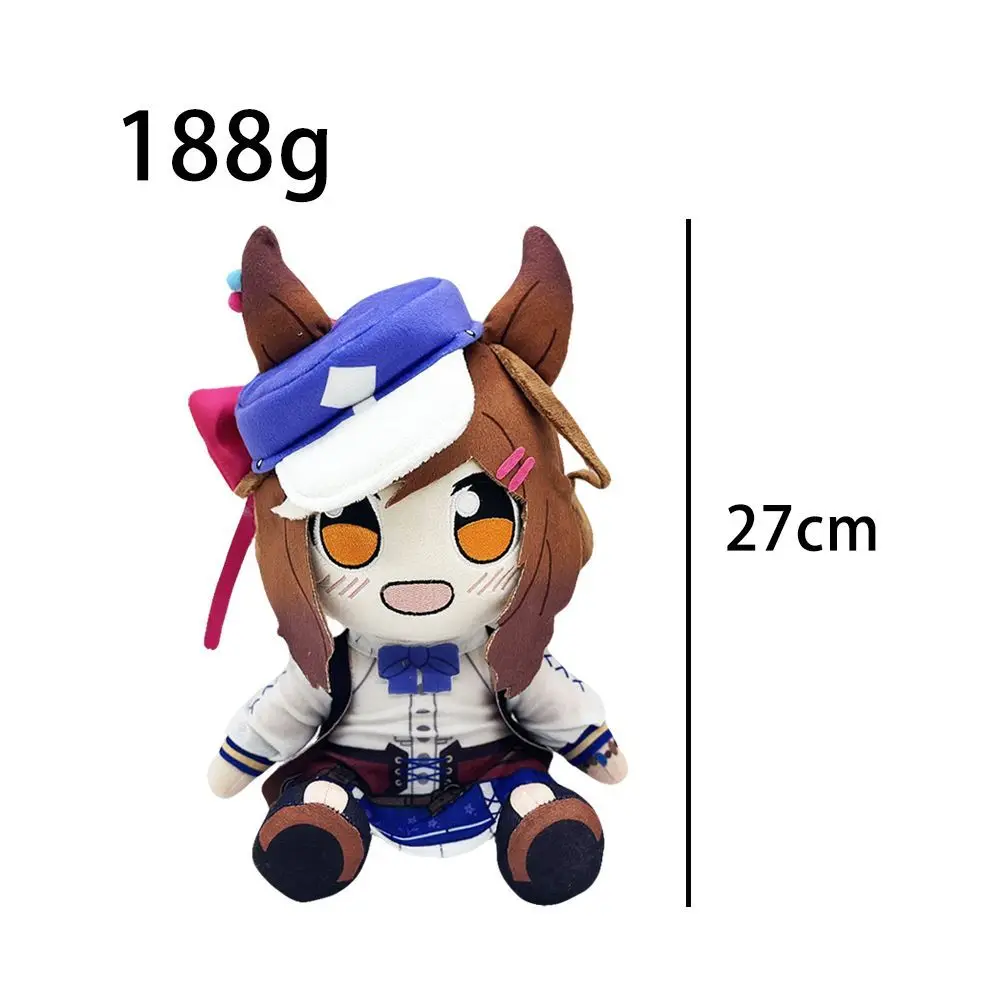 ตุ๊กตาอนิเมะ Uma Musume Pretty Derby ตุ๊กตาผ้าพลัฌ Agnes Tachyon Hat Tamamo Cross Belno ของเล่นตุ๊กตาผ้าพลัฌน่ารัก ของสะสมตัวละคร ของขวัญ