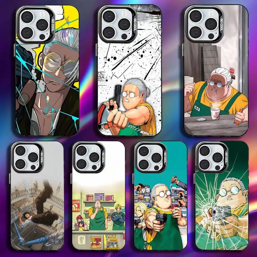 

Sakamoto Days Anime Phone Case For iPhone 17,16,15,14,13,12,11,Pro,Max,Plus,Mini,XS,SE Anti Fall Black Matte Hard Bumper