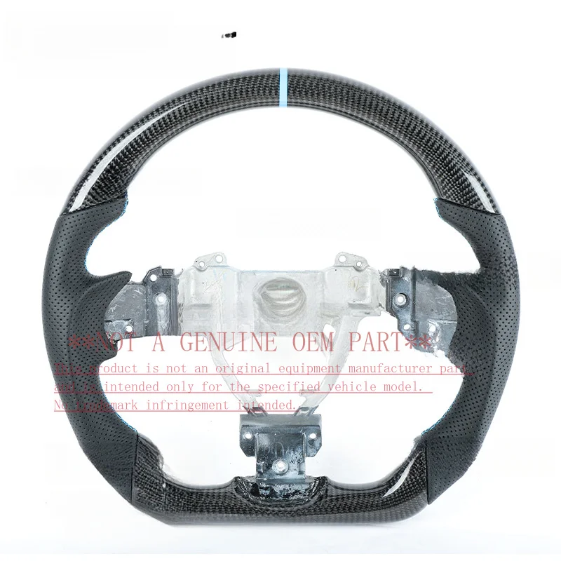 For Subaru Outback Forester XV Legacy Impreza STI Tribeca BRZ Carbon Fiber Steering Wheel Horn Shell Decorative Cover