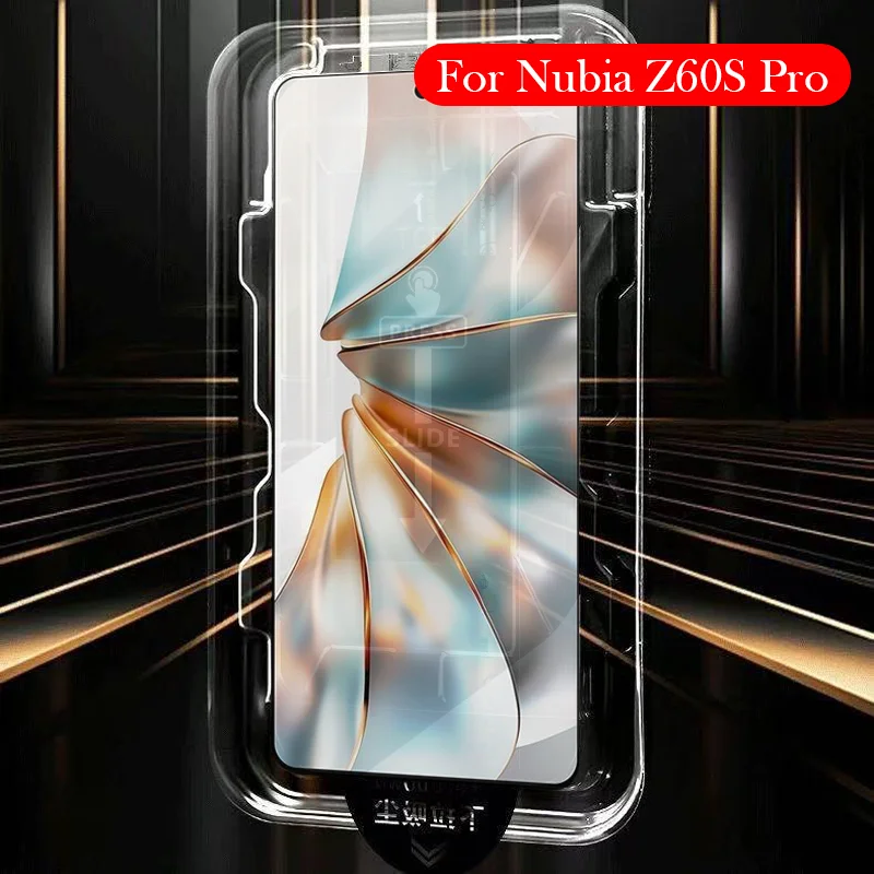 

2PC Tempered Glass For ZTE Nubia Z60S Pro Dust-free Installation Film Screen Protector for NUBIA Z60S PRO