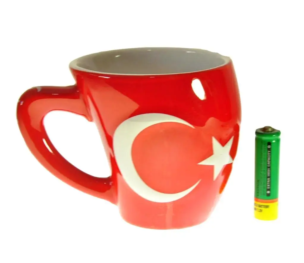 Caneca importada do café do café da bandeira turca