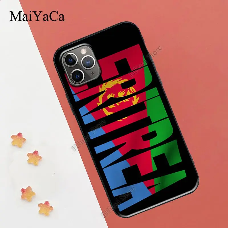 Eritrea Flag Phone Case For iPhone 11 14 15 Pro Max 12 13 Pro Max mini XS X XR SE 2020 2022 7 8 Plus Fundas