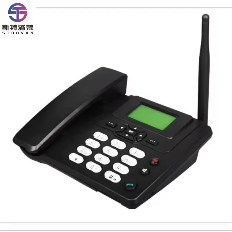 

GSM SIM Card Desktop Fixed Terminal Telephone Home Office Landline Phone Support 4G/5G Card