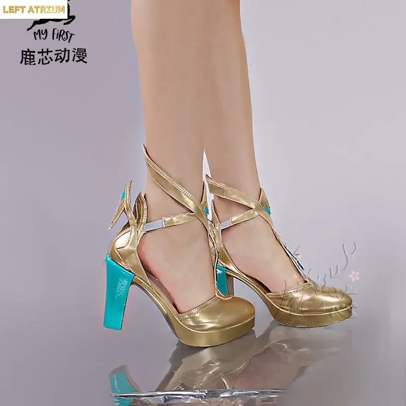 

Game Genshin Impact Nefer Cosplay Shoes Footwear Halloween Party Costumes Accessory