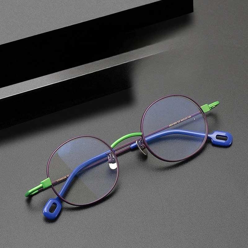 

Top Grade Design Titanium Frame AEV-003 Men's Ultra-light Optical Anti Blue Light Eyewear for Women's Fashion Myopia Glasses