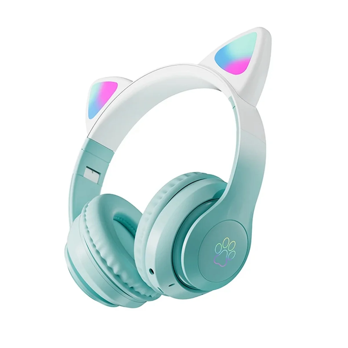

Bluetooth-наушники с микрофоном, градиентные, зеленые