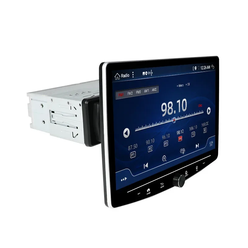 Rotatable Android Car Radio, 10,1 ", 360 graus, Single Din, Autoradio, Áudio, DVD Player