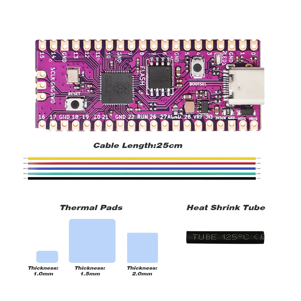 Материнская плата BitFunx Raspberry PicoBoot RP2040 двухъядерный КБ ARM 16 Мб SD2SP2 адаптер GC2SD кардридер для консоли Nintendo GameCube