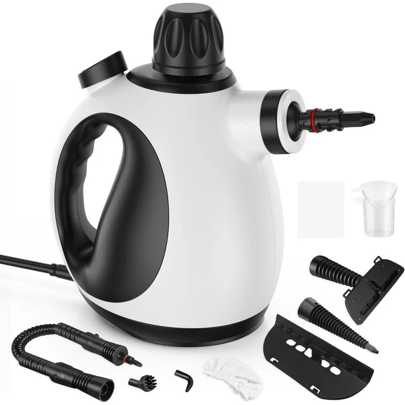 

Handheld Steam Cleaner for Home - Pressurized Handheld Steamer for Cleaning with High Pressure, Chemical-Free Multi-Purpose Port