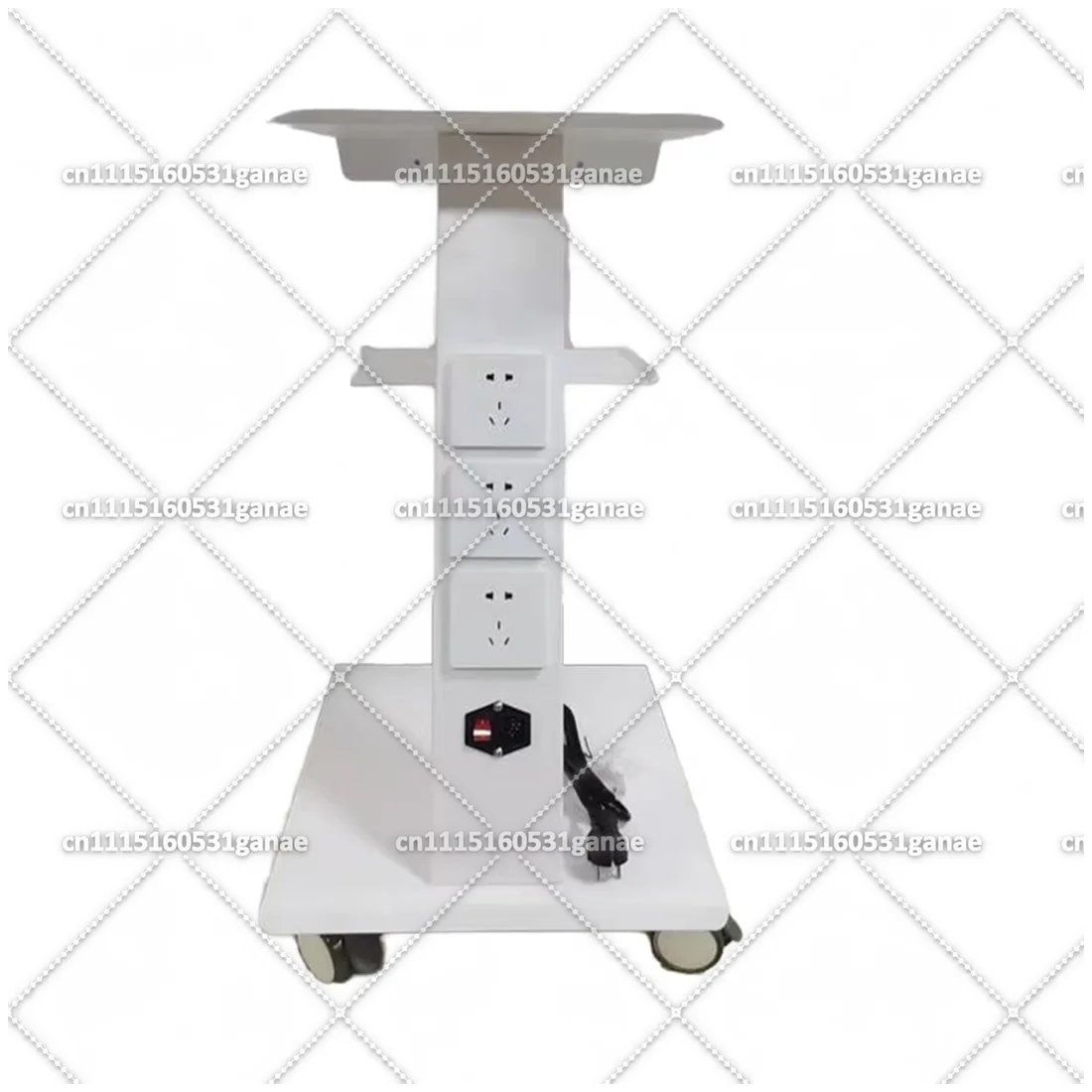 Medical Cart Mobile Dental Cart Dental Clinic Three layers Intraoral Scanner Trolley Tool Cart With Bracket Tray Holder