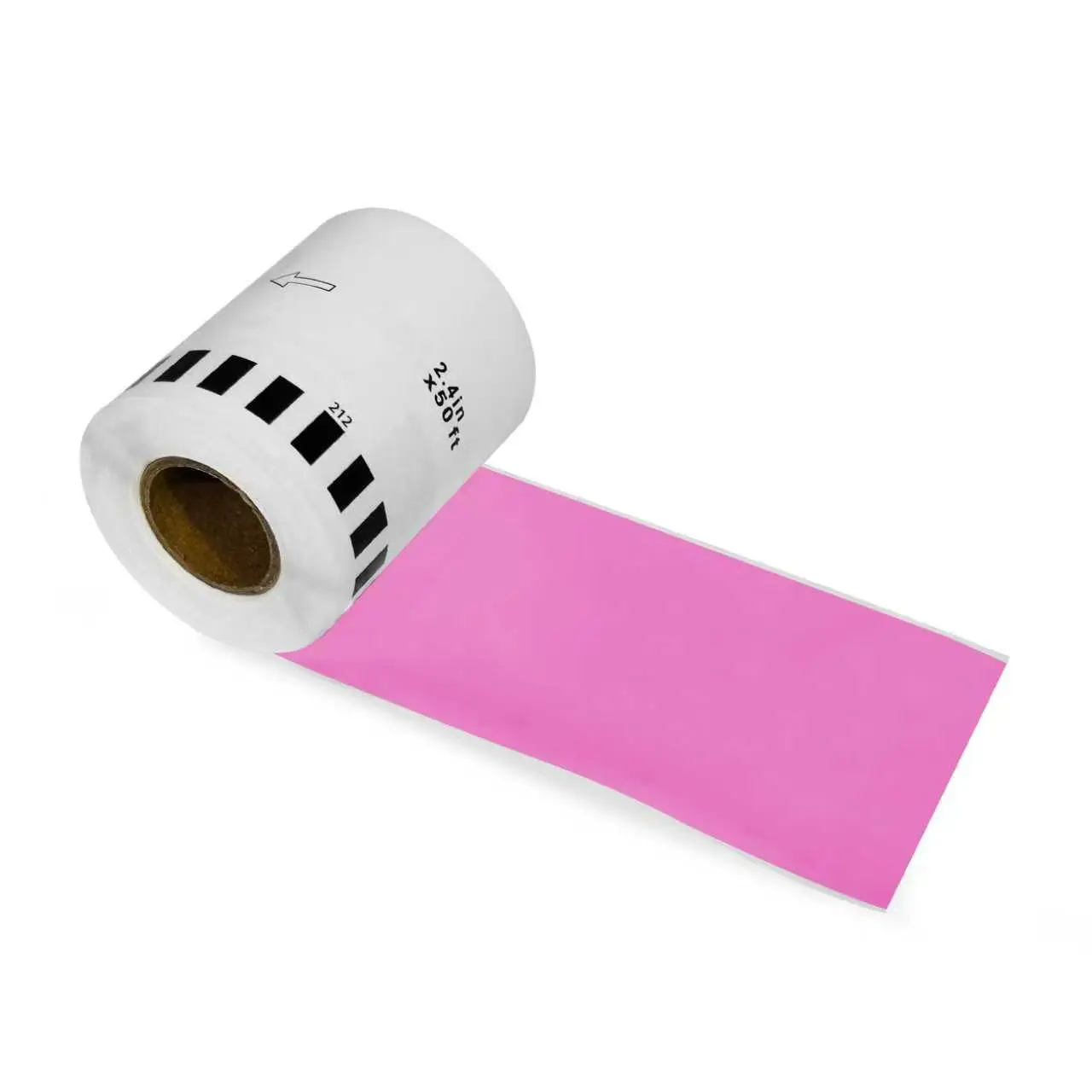 

DK-22212 62mm Compatible Brother Continuous Color Thermal Label Roll 50 feet length for Ql Label Printer (Without label holder)