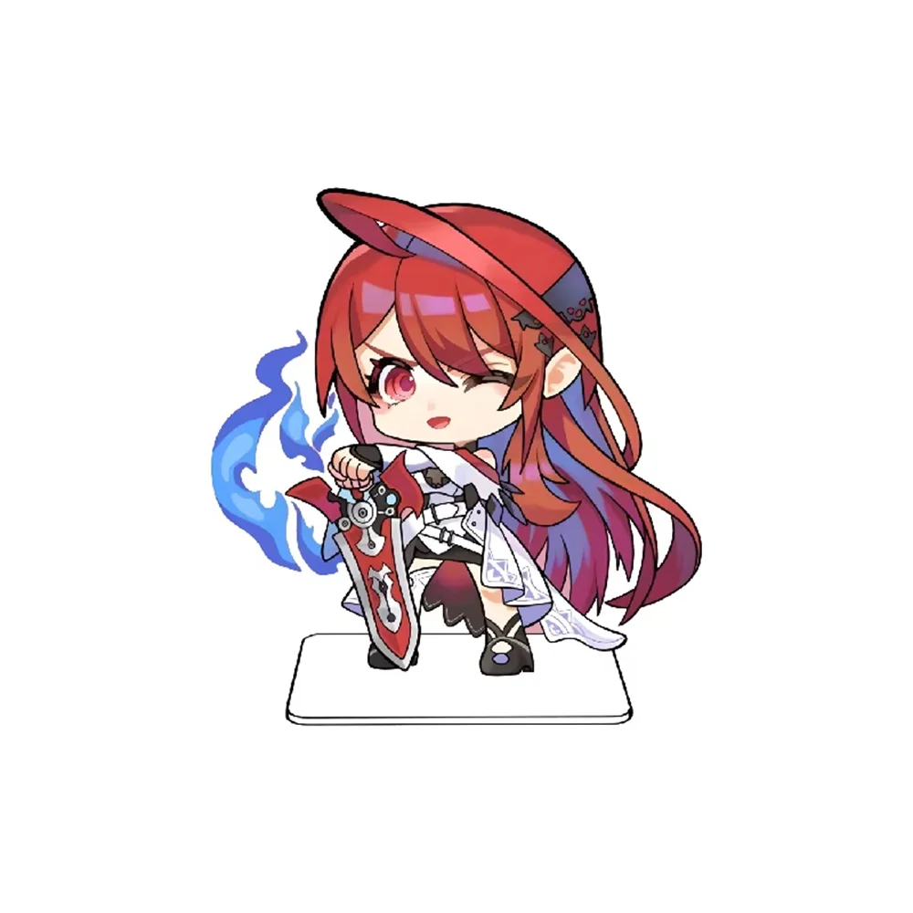 10cm HOT Hololive Vtuber Acrylic Figure Keychain shell boy acrylic standing sign humanoid handmade desktop decoration Gifts view 5