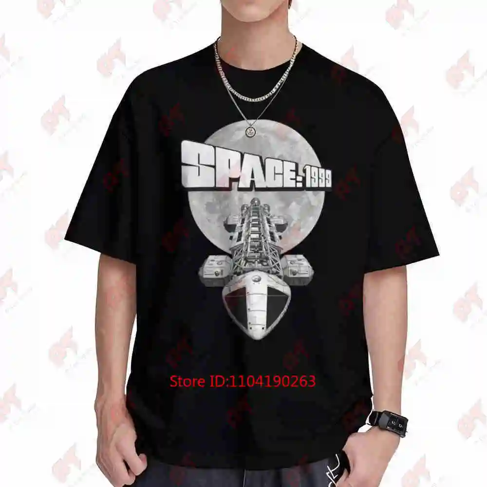 Space 1999 TV Series Retro Futuristic Spaceship Short Sleeve Tee 100% Cotton T-Shirt