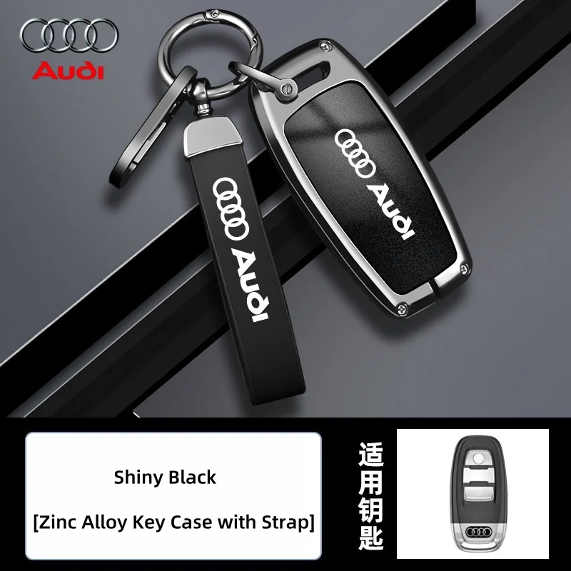 

Zine Alloy Leather Car Key Case Cover Shell Holder For Audi A1 A3 8V A4 B8 B9 A5 A6 C7 A7 A8 Q3 Q5 Q7 S4 S6 S7 S8 R8 TT