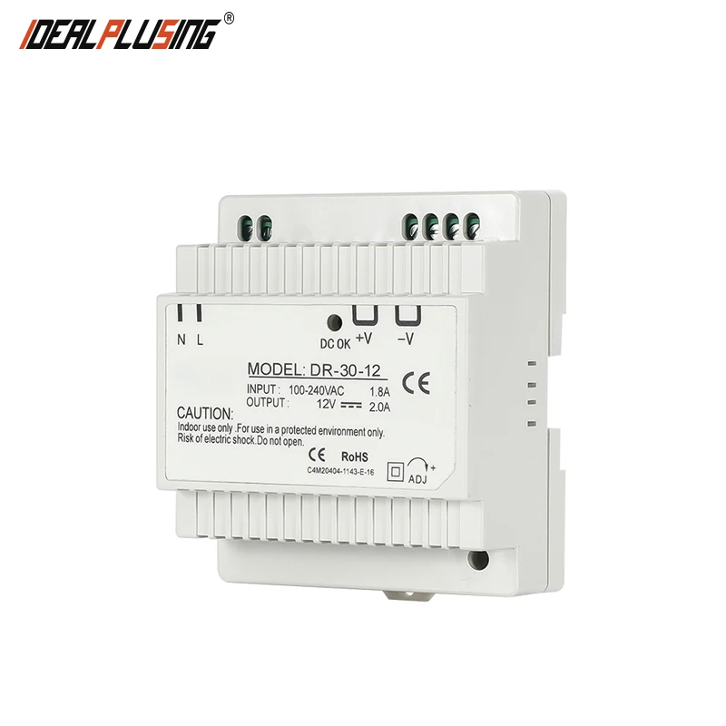 5V 12V 24V  DIN-rail power supplies at an affordable price switch power supply mode