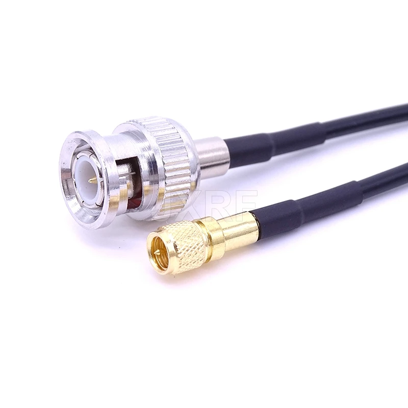 1PCS Microdot Compatible Connectors male 10-32UNF to BNC male Vibration acceleration sensor test cables 0.5M-1M 3M 5M 10M