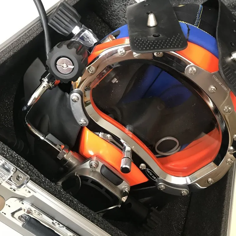 Diving helmet, full dry professional mask, deep diving heavy submersible equipment, welding municipal sewage salvage project, ga