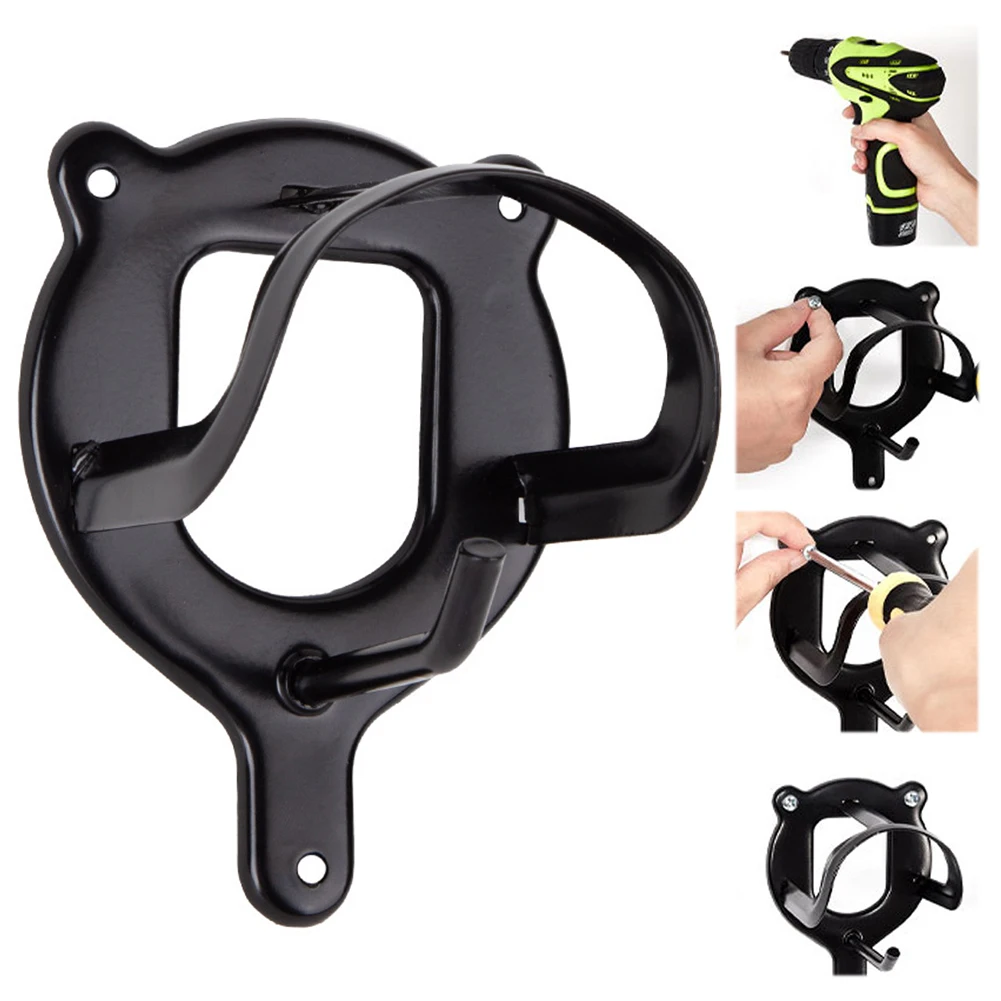 말 굴레걸이 금속 굴레 브래킷 튜브와 나사 포함 말 장비 보관용 할터 행거 벽걸이형 말 마구간 용품