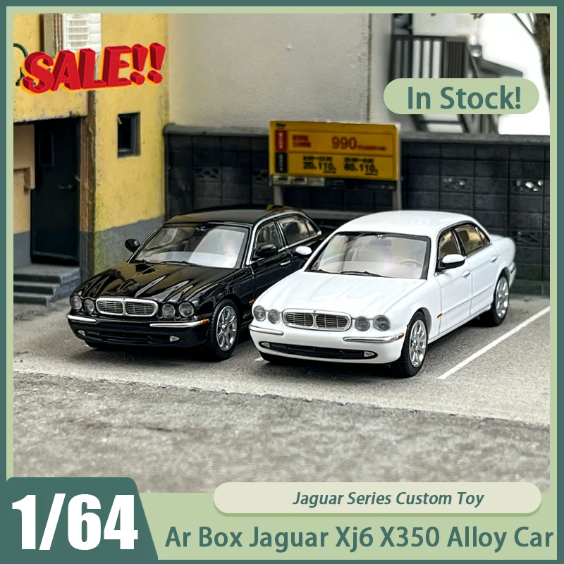 

Новинка в наличии Ar Box 1:64 Jaguar Xj6 X350, автомобильный сплав, миниатюрные литые под давлением украшения Amg, серия Jaguar, игрушки на заказ, подарок для детей