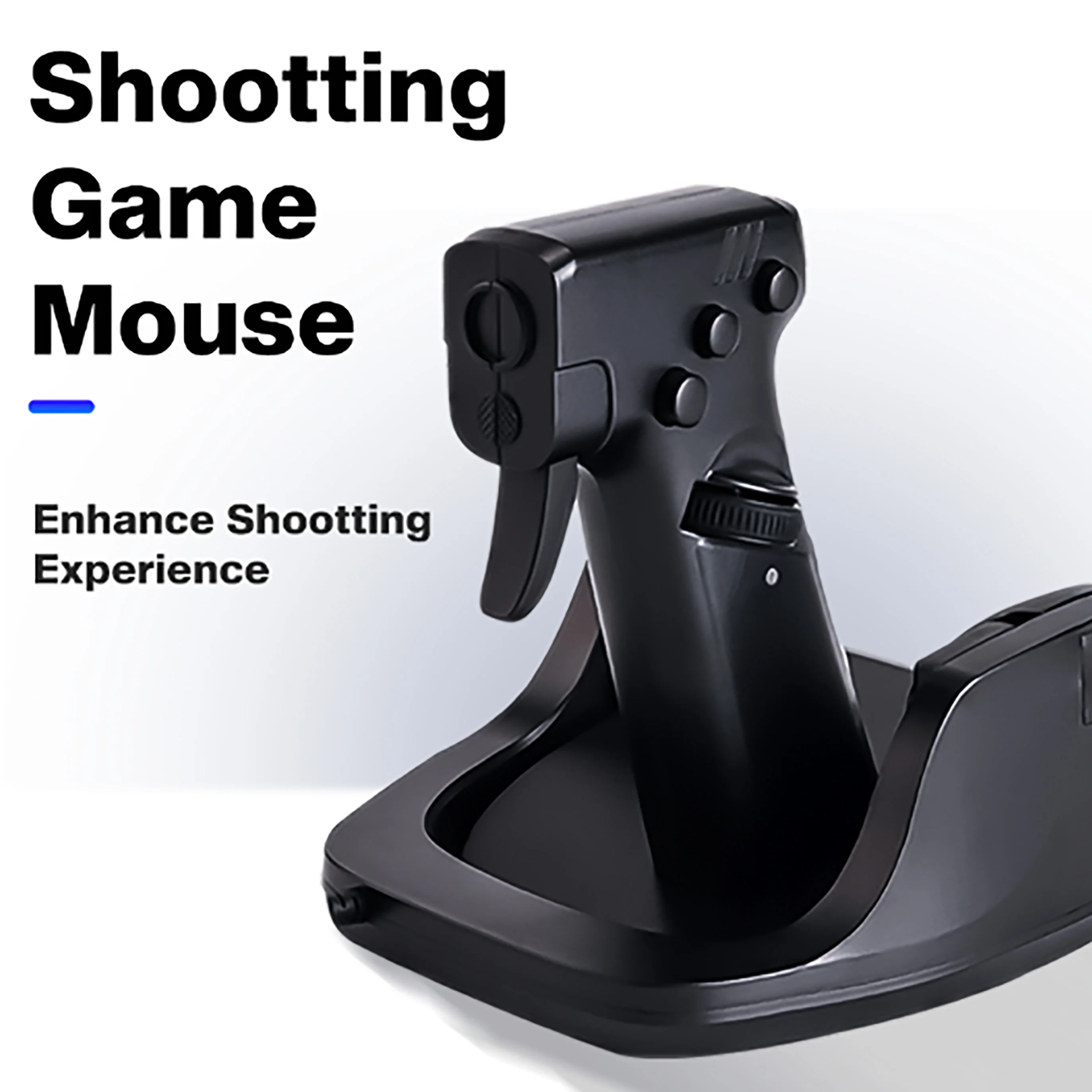 CYLIEX L25B 건 마우스 FPS 게임 권총 핸들 그립 유선 게이밍 마우스 주변기기 PC 커스텀 게이머 액세서리 슈팅 마우스