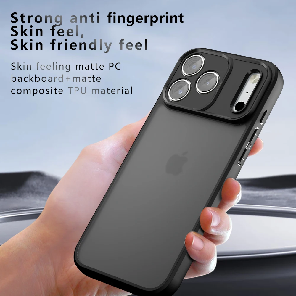 Shockproof Case For iPhone 18 Pro Max Air 17e 17 16e 16 Plus 15 14 13 Soft TPU Frame Hard Plastic Translucent Matte Phone Cover - view 6