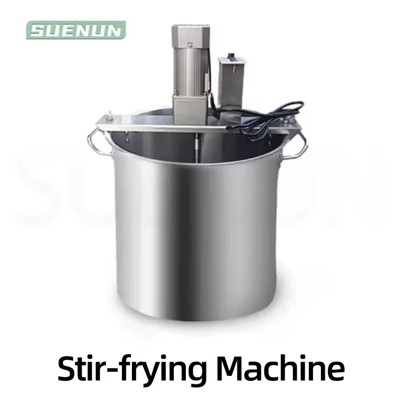 Automatic Hot Pot Frying Machine Small Mixer Jam Boiling Sauce Machine Chili Sauce Deep Frying Filling And Stir Frying Machine