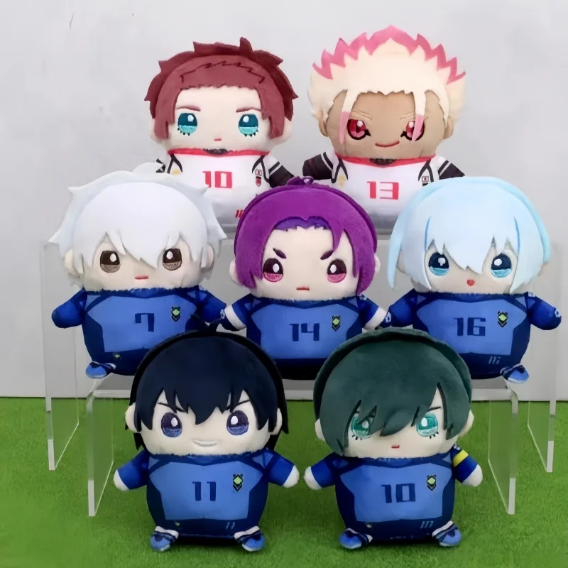 In Stock! Movic Plush Doll Vol.2 Animation Surrounding COS Anime Blue Lock Ryuusei Shidou You Hiori Bean Eye Pendant Toys