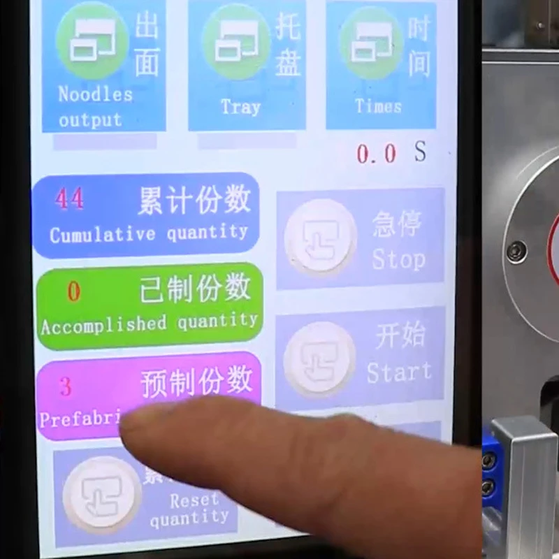 Macchina automatica per noodle intelligente, negozio di noodle già pronto, macchina per fare noodle commerciale, noodle verticale in acciaio inossidabile