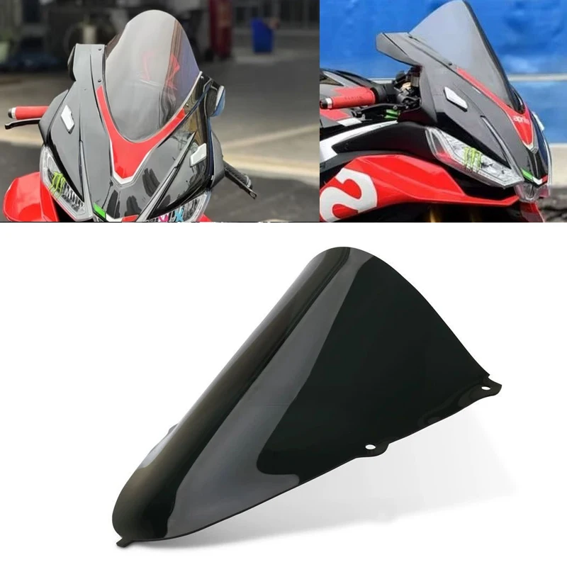 

Fit For Aprilia RS660 rs660 2021 2022 2023 2024 2025 Motorcycle Screen Windshield Fairing Windscreen Wind Deflectors