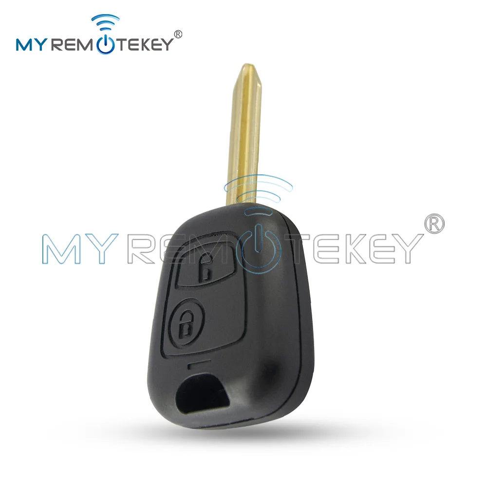 Корпус ключа REMTEKEY с 2 кнопками для Peugeot 806 EXPERT PARTNER RANCH Citroen Xsara C5 Elysee PICASSO SAXO Xantia 2002-2008 SX9 лезвие