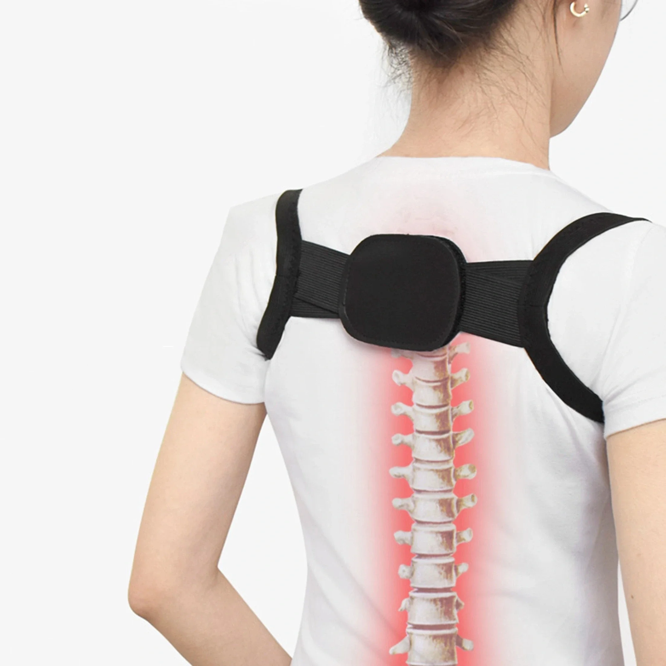 1pc-Comfortable Adjustable Posture Corrector for Spinal Alignment and Support - Straighten Your Back and Improve Posture