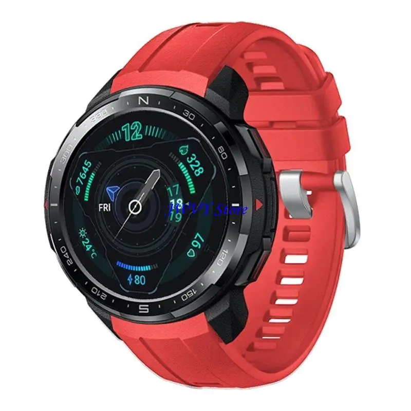 573A Belt for Watch Band Adjustable Smartwatch Silica Wear Resist Replacement Strap Wristbands Bracelet Waterpro