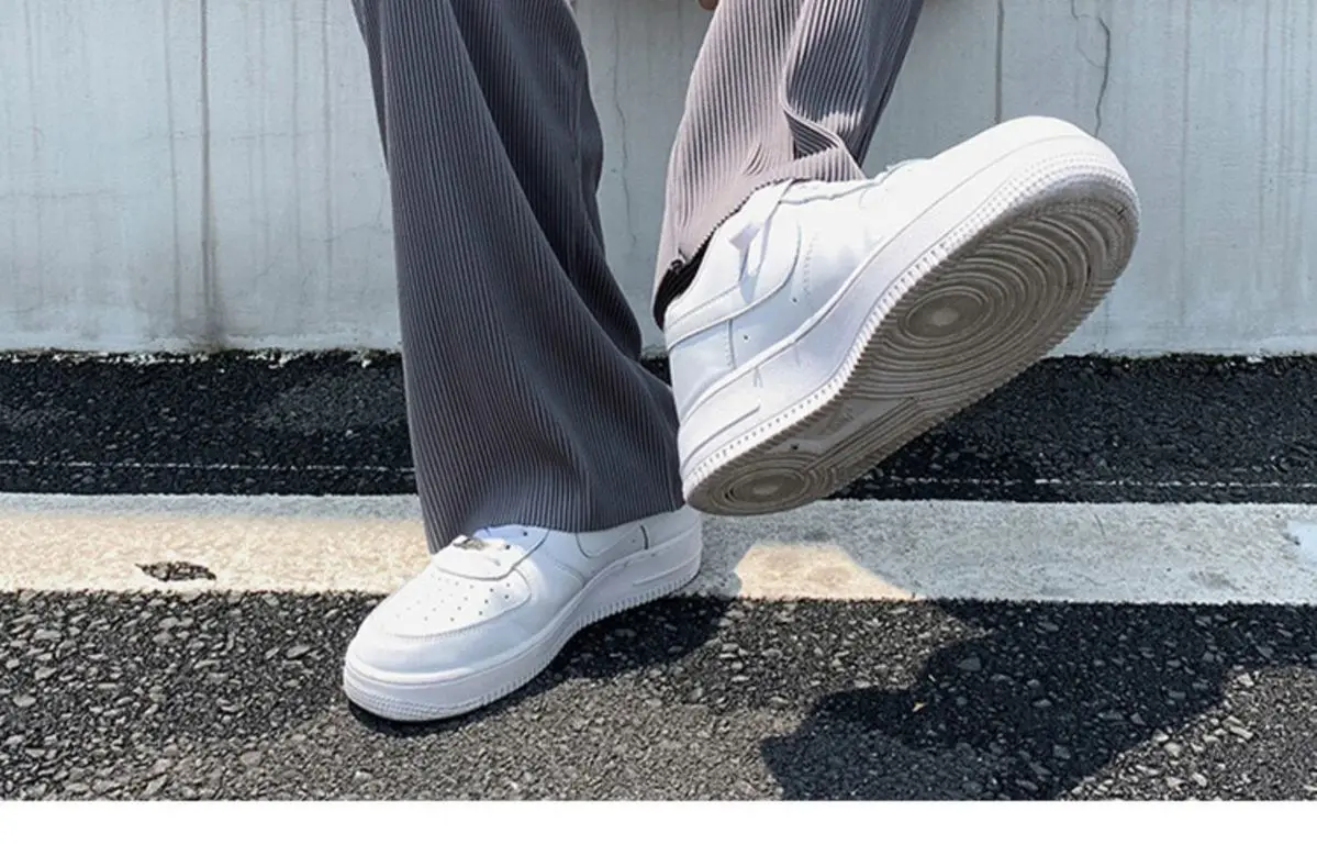 Ice Silk Wide-leg Men Summer Thin Straight-leg Casual Loose Korean Style Trendy Versatile Trousers