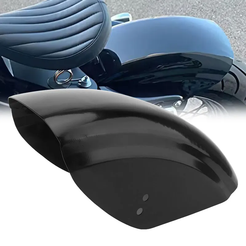 Motorcycle Bright Black ABS Rear Fender Short Mudguard Cover For Harley Sportster Honda Yamaha Suzuki Universal