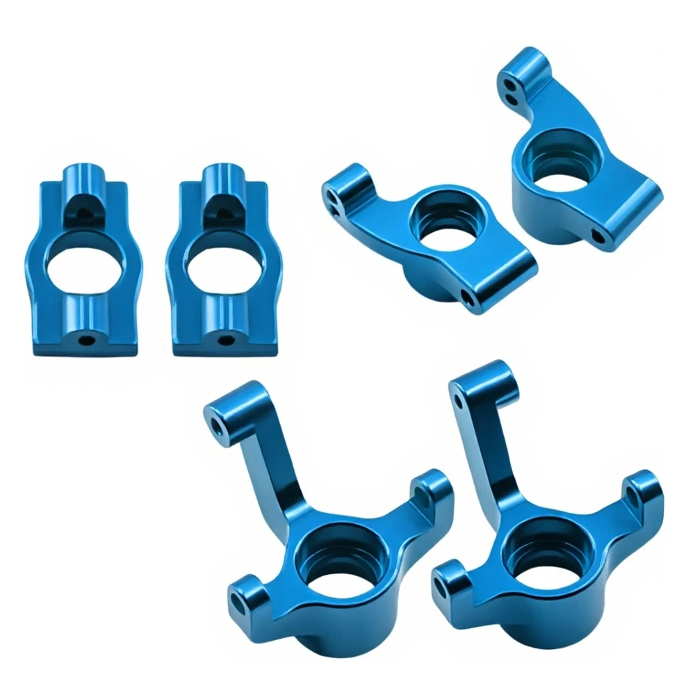 Front Steering Knuckles, Caster Blocks C Hubs and Rear Hubs Meta Aluminum For Losi Micro B Micro T Upgrades Parts