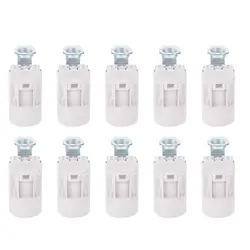 10pcs E14 Chandelier Lamp Holder Light Socket Light Base Pendant Screw Cap Socket Lighting Accessories