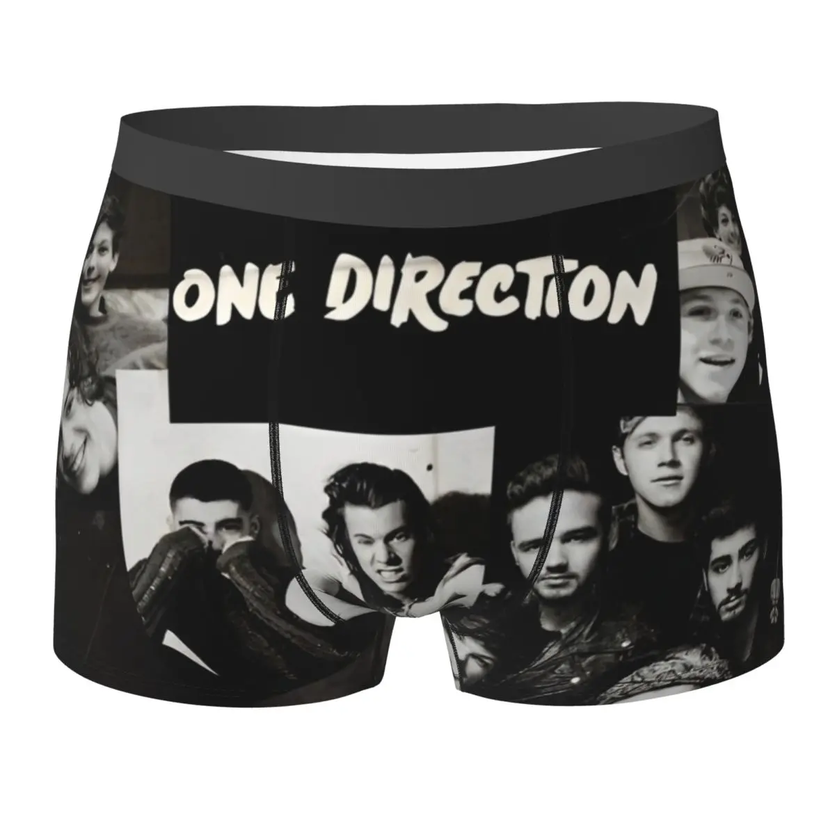

Нижнее белье с логотипом 1D Ones Music And Directions, мужские трусы-боксеры с рок-группой, классические шорты-боксеры, модный дизайн, трусики больших размеров