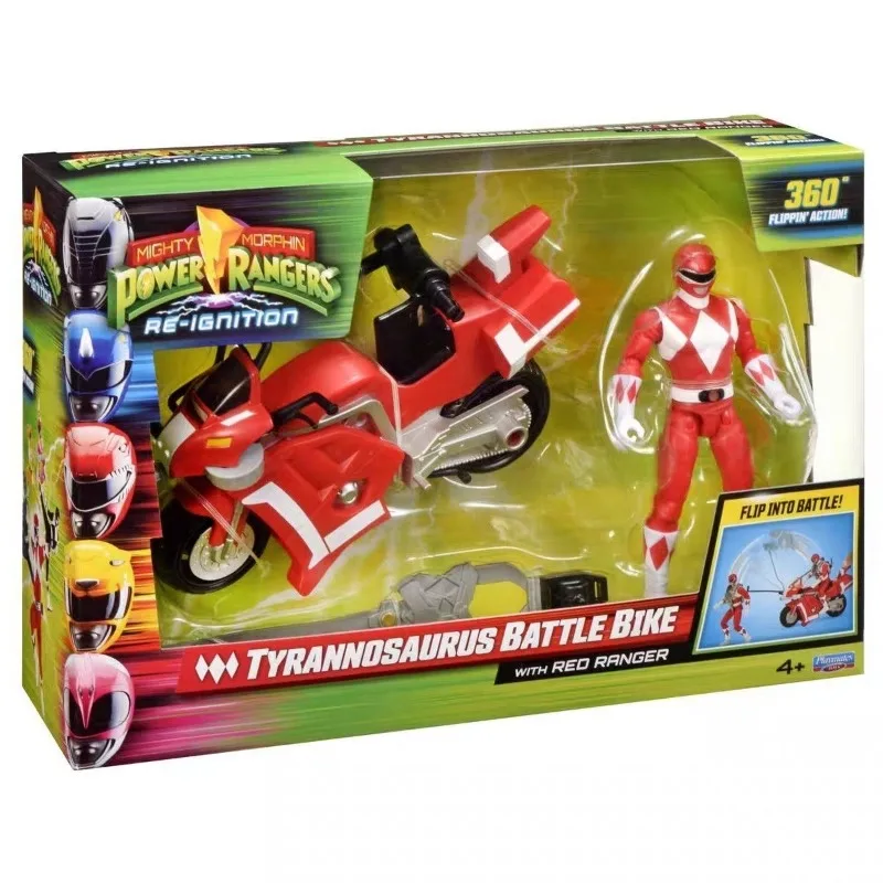 Figuras de Acción de los Power Rangers Re-ignition, Dragón Rojo, Le Ranger Rouge, Juguetes Transformables, Modelo Coleccionable, Adornos, Regalos