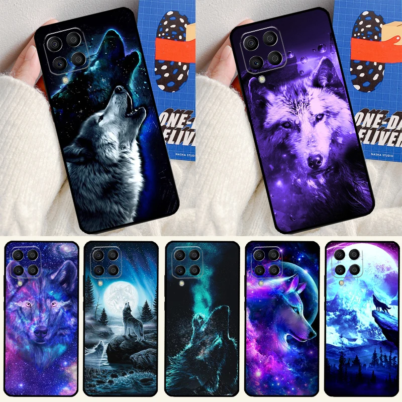Cute Galaxys Wolf For Samsung Galaxy M33 M13 M14 M12 M32 M52 M31 M55 M15 M11 M21 M35 M53 M34 M54 M06 M16 Case