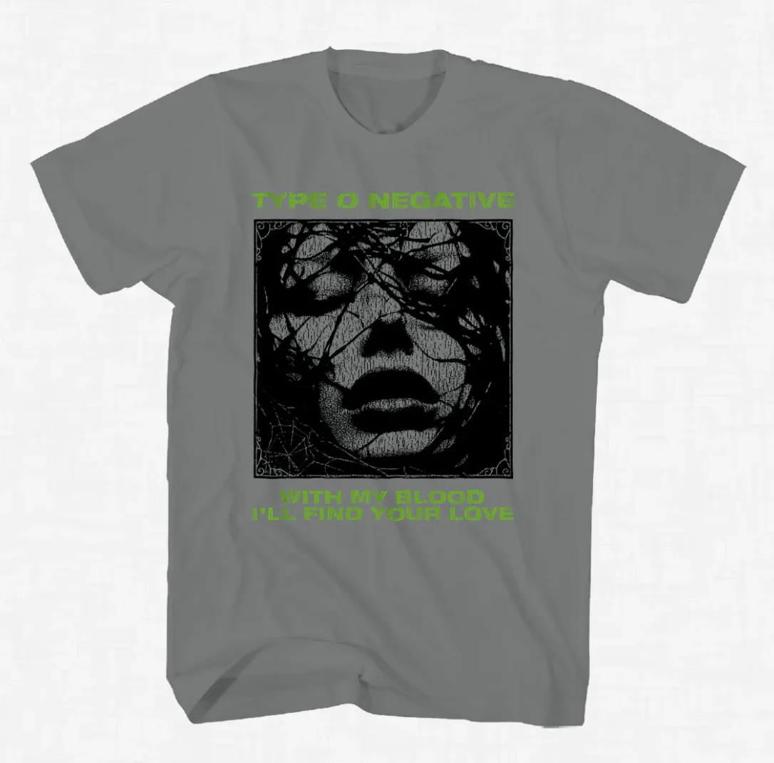 Type O Negative  Find Your Love Band T-Shirt 100% Cotton Graphic Tee Men Women Summer Streetwear Top