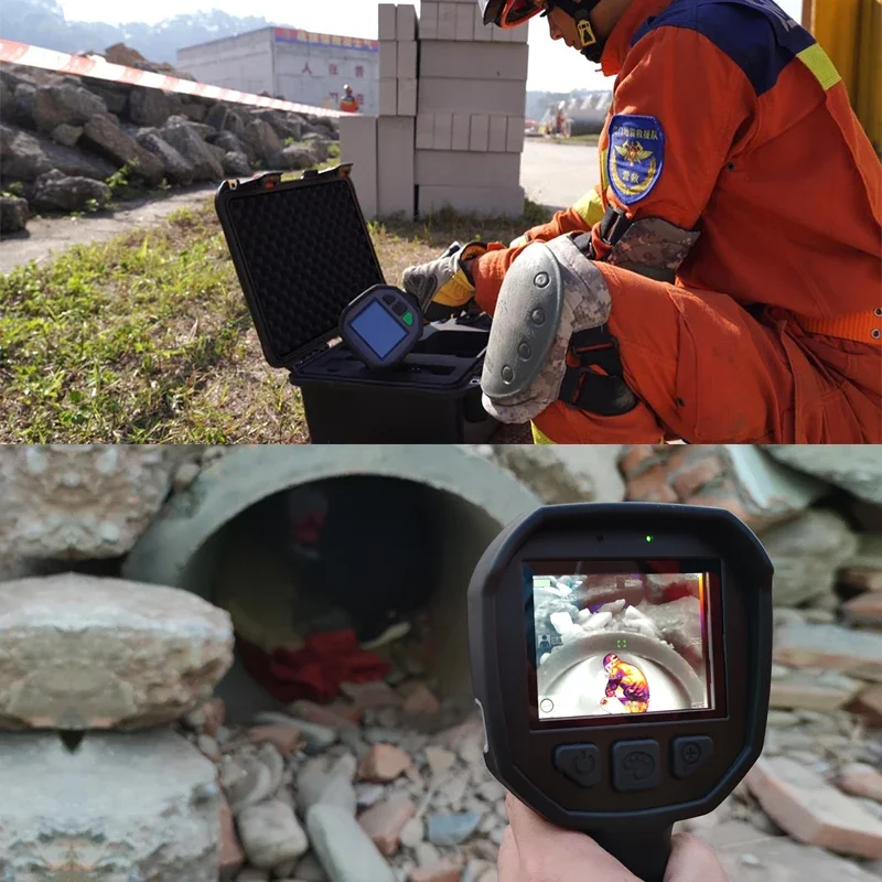 China Handheld LSJ-F1200 Fire Fighting Thermal Imaging Camera Manufacturer for Fire Rescue